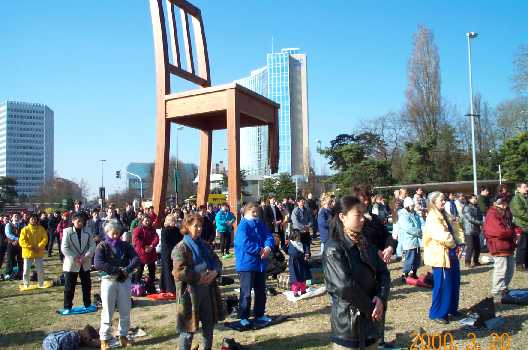 Falun Gong v Ženevě